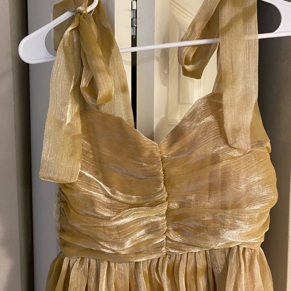 Lulus gold Dress - Picture 3 of 5